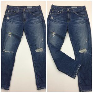 AG ADRIANO GOLDSCHMIED 5 Pocket The Ex-Boyfriend Slim Slouchy Distressed Jeans